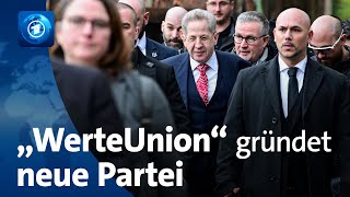 WerteUnion gründet neue Partei [upl. by Gertruda]