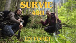 48H POUR SURVIVRE EN FORET FT lapluie [upl. by Cos88]