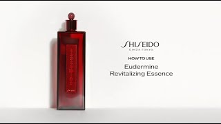 How To Use Eudermine Revitalizing Essence  Shiseido [upl. by Assennev]