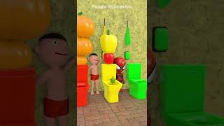 Fruit Challenge 2  Gulli Bulli  Cartoon  granny  short  shortscomedy  funnyanimation [upl. by Assenal]