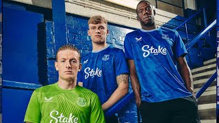 Everton New 20242025 Kit Out Today [upl. by Annahsal]