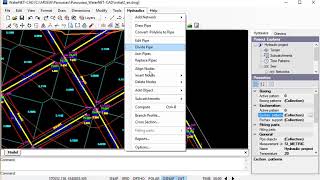 WaterNETCAD excavation and support patterns [upl. by Anneres]