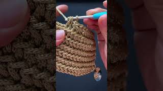 BeginnerFriendly Crochet Technique You NEED to Try herringbonestitch [upl. by Merlina]