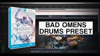 Superior Drummer 3 I The Progressive Foundry SDX I Bad Omens Drums Preset [upl. by Sawyere]