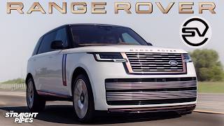 BETTER THAN MAYBACH amp ROLLSROYCE 2023 Range Rover SV Review [upl. by Anelhtac]