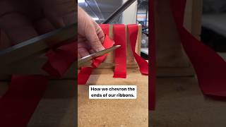 How to chevron the end of a ribbon [upl. by Akemed]