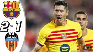 Barcelona vs Valencia 21  All Goals amp Highlights  2024 [upl. by Robina764]