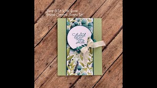 Stampin Up SNEAK PEEK Forever Fern 202020201 Annual Catalog Tutorial [upl. by Saltzman]