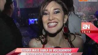 Liliana Mass habla de bochornoso incidente en quotReyes del Showquot América Noticias 141209 [upl. by Eisserc]