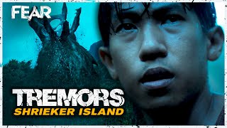 The Graboid Hunt Begins Tremors Shrieker Island Opening  Fear The Home Of Horror [upl. by Reltuc]