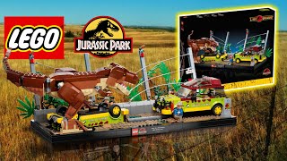 EL LEGO MAS GRANDE DE JURASSIC PARK😱  TREX BREAKOUT🔥 [upl. by Willetta]