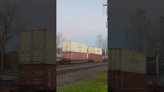 CSX I007 Syracuse NY Dewitt Yard To Rose Lake IL In Chicago IL [upl. by Lennahs]