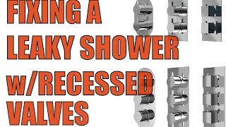 How to fix a dripping shower with concealed 14 turn valves [upl. by Shakespeare]