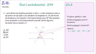 9 2019 Ushtrime Testi i Arritshmërisë 2019 Gr A Matematikë dhe Informatikë [upl. by Yesllek854]