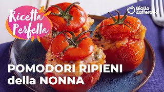 POMODORI RIPIENI della NONNA RICETTA ESTIVA SEMPLICE e CASALINGA🥰🍅🌿🌞 [upl. by Higgs]