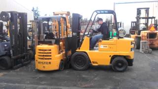 Forklift Tip 5000lb attempts to pickup another 5000lb Fork Lift and fails 🙉 [upl. by Kendrah]