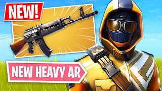 NEW Heavy AR Update amp Summit Striker Starter Pack Fortnite LIVE Gameplay [upl. by Jerold502]