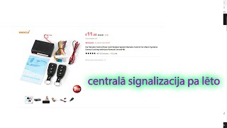 aliexpress centralā signalizacija pa lēto uzstādīšana [upl. by Sieracki]