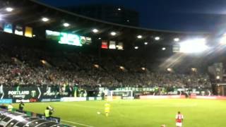 Timbers Army Goals chant [upl. by Aziul]