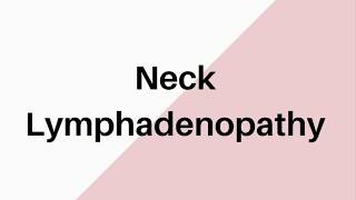 Neck Lymphadenopathy Clinical Examination Tips [upl. by Mungo]