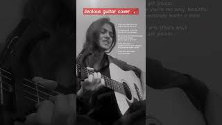 jealous guitar cover by Sandhya Akundi jealous nickjonas guitarcover lovestatus [upl. by Acillegna]