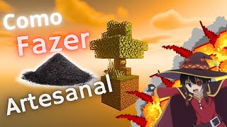 COMO FAZER PÓLVORA ARTESANAL  SKYBLOCK química [upl. by Adis990]