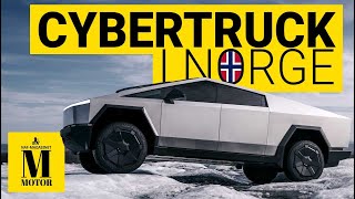 Cybertruck i Norge Går mann av huse for å se Teslas forbudte pickup [upl. by Giliana845]