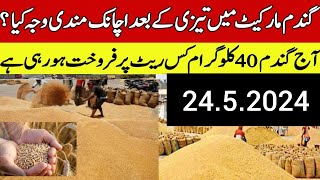 Gandum new rate  wheat price today punjab pakistan 2024 [upl. by Harris]