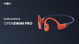 Shokz OpenSwim Pro Instructions [upl. by Gris]