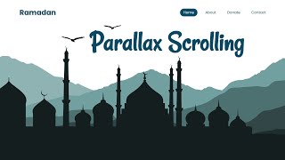 How to Make Parallax Scrolling Website in Html CSS amp Javascript [upl. by Kaila180]