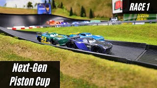 Disney Cars NextGen Piston Cup  Race 1 Full Compilation [upl. by Llehcar]