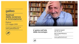 L’UOMO NELL’ETÀ DELLA TECNOLOGIA Umberto Galimberti a Galileo Festival 2024 [upl. by Laefar528]