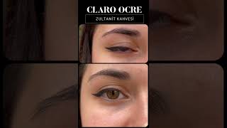 Renkli Lens  CLARO OCRE  ZULTANİT KAHVE  Optikzade clarolens beauty lashes elalens [upl. by Eenattirb]