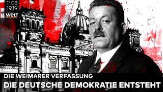 11 August 1919 Wie die Weimarer Verfassung die deutsche Demokratie prägte [upl. by Dric]