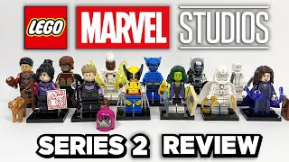 LEGO Marvel Studios Minifigures Series 2 Review [upl. by Aillimat]