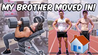 HE MOVED IN 2 FULL WORKOUTS CHEST amp LEG WORKOUTS [upl. by Nidnal]