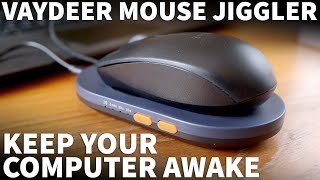 Vaydeer Mouse Jiggler Review  Mouse Mover Work From Home and Keep Your Computer Awake [upl. by Alleris]