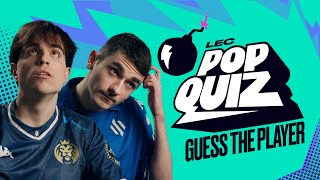 Guess The Player  LEC Pop Quiz  Spring 2024 [upl. by Anirual57]