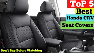 Top 5 Best Seat Covers for Honda CRV  Enhance Comfort and Protect Your Seats [upl. by Saphra]