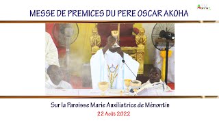 Résumé de la Messe de prémices du père Oscar AKOHA sur la Paroisse Marie Auxiliatrice e Mènontin [upl. by Layol983]