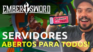 Agora VOCÊ pode PARTICIPAR do SORTEIO e AIRDROP EMBER SWORD libera OPEN BETA TODOS podem JOGAR [upl. by Arabrab]