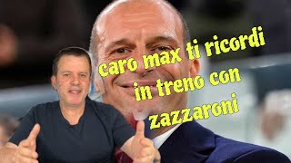 PEDULLÀ RICORDA LINCONTRO CON ALLEGRI IN TRENO🔥⚽️🔥 [upl. by Lahsiv]