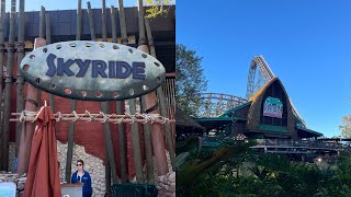 Skyride Has Reopened At Busch gardens Tampa  Rides amp Shows [upl. by Nerred]