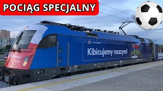 Polska Holandia pociąg specjalny dla kibiców Warszawa Hamburg [upl. by Tnilk]