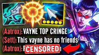 Vayne but Im top lane and make the entire enemy team Mental Boom [upl. by Anees]