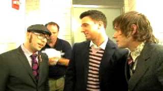 OK Go get VMA advice from JC Chasez in the crapper [upl. by Troxell581]