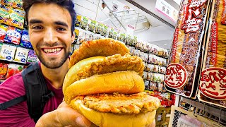 LIVING on DOLLAR STORE FOODS for 24 HOURS in TOKYO [upl. by Cecilla24]