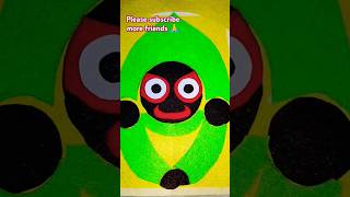 Velvet paper jagannath craft  Jay Jagannath shorts ytshorts jagnnath [upl. by Neddra]