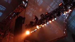 Watsky jumps from light rigging  Warped Tour 2013 London [upl. by Suirtemed345]