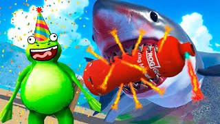 EXPLOSION DE MEGALODON  AMAZING FROG [upl. by Omrellug]